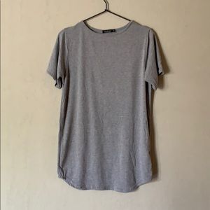 grey t shirt dress